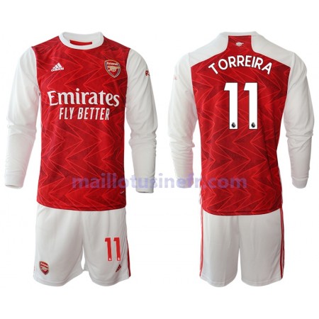 Maillot de Foot Arsenal Lucas Torreira 11 Domicile 2020-21 Manches Longues - Enfant Maillot de Foot Arsenal Lucas Torreira 11 Domicile 2020-21 Manches Longues - Enfant